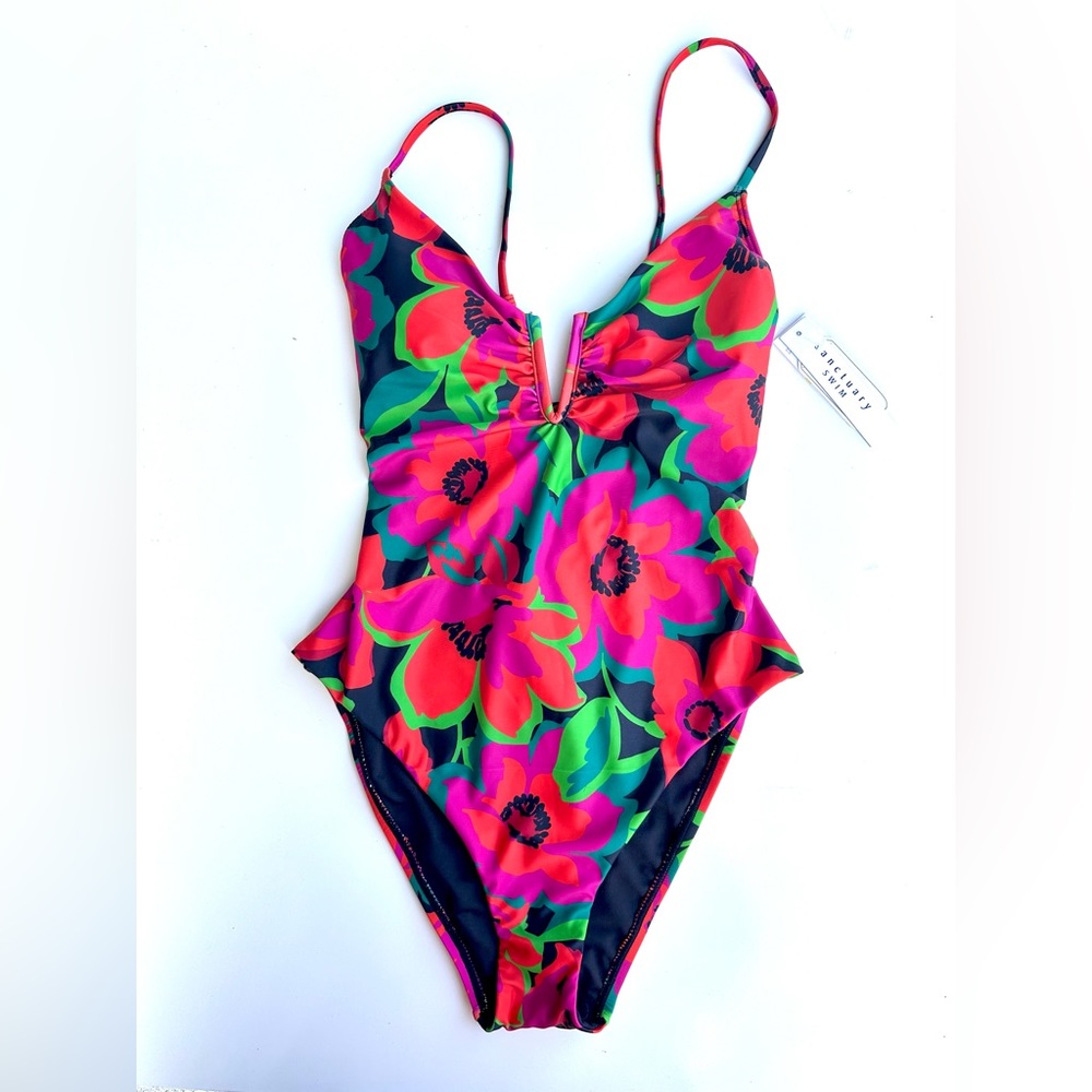 Sanctuary Bright Floral One Piece Swimsuit